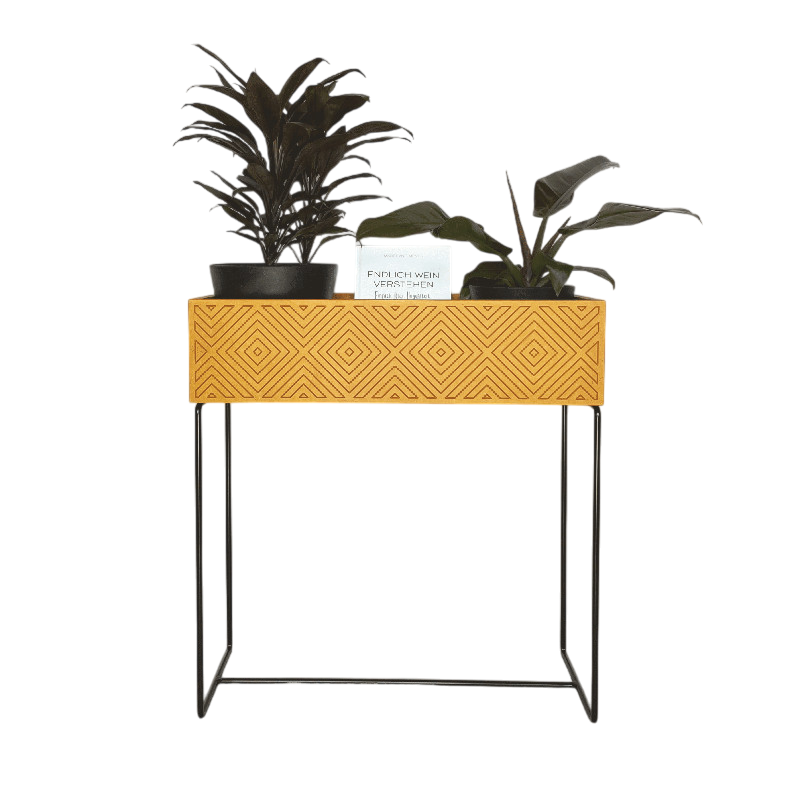 Nevi the plantbox Senfgelb, Schwarz L