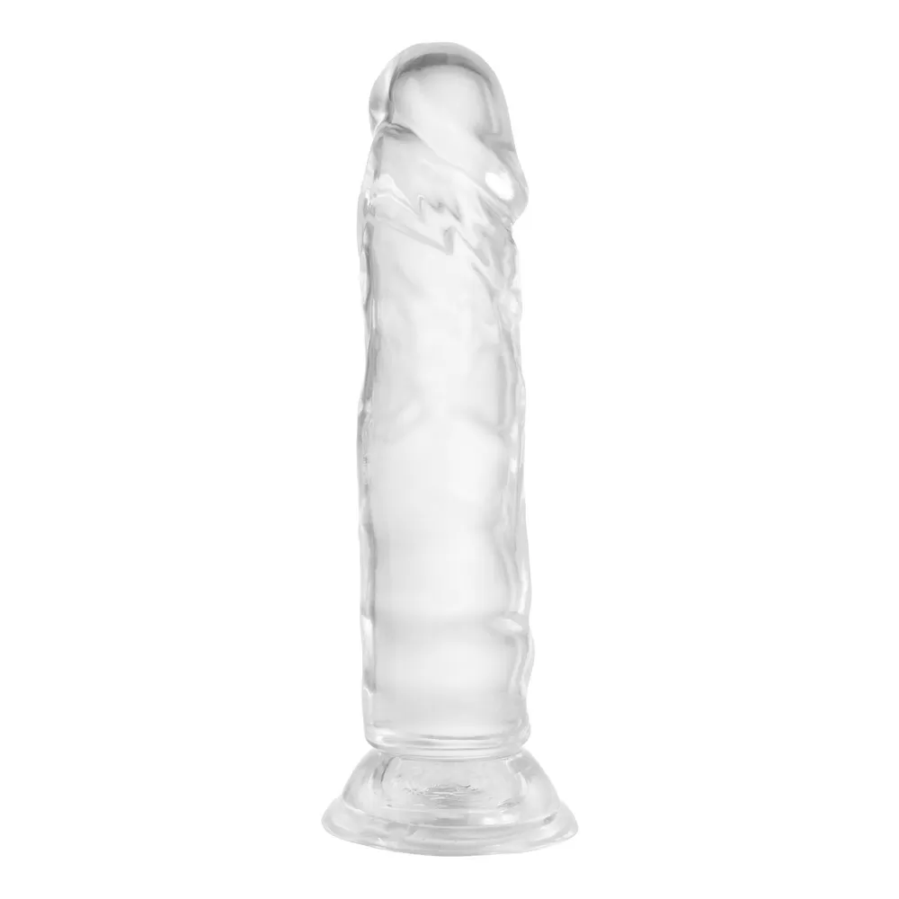 Willie City Luxe Klar Realistisk Dildo m. Sugekop - 15 cm