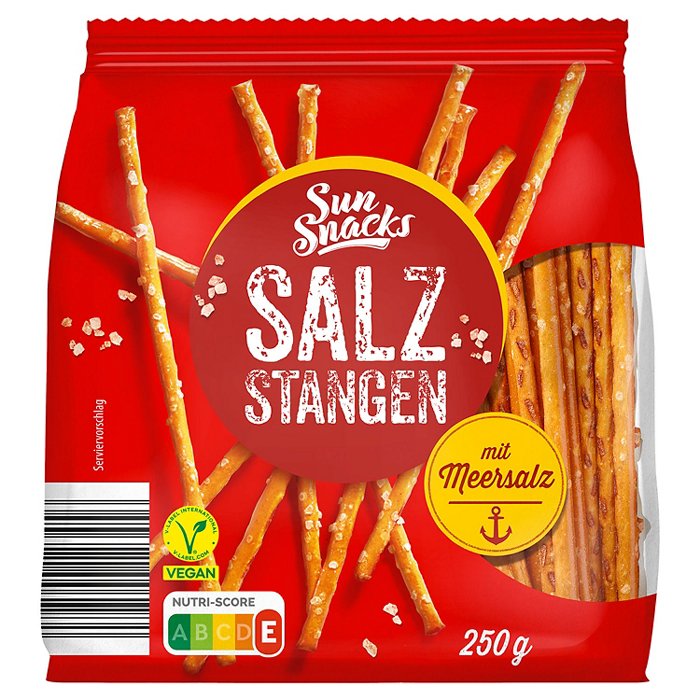 SUNSNACKS Salzstangen 250 g