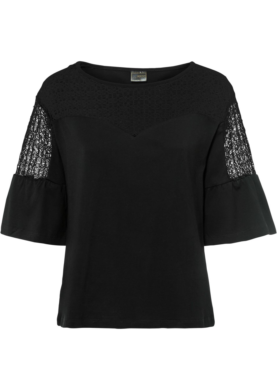T-shirt à dentelle
