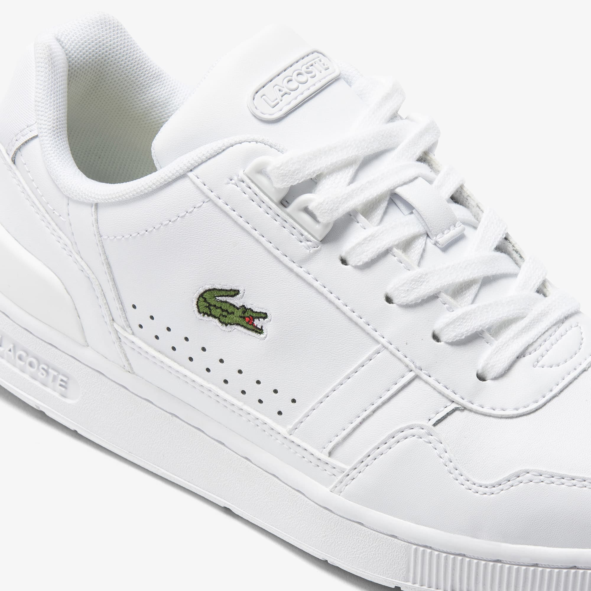 Sneakers T-Clip femme Lacoste en cuir Sneakers - Blanc - Lacoste - Femme