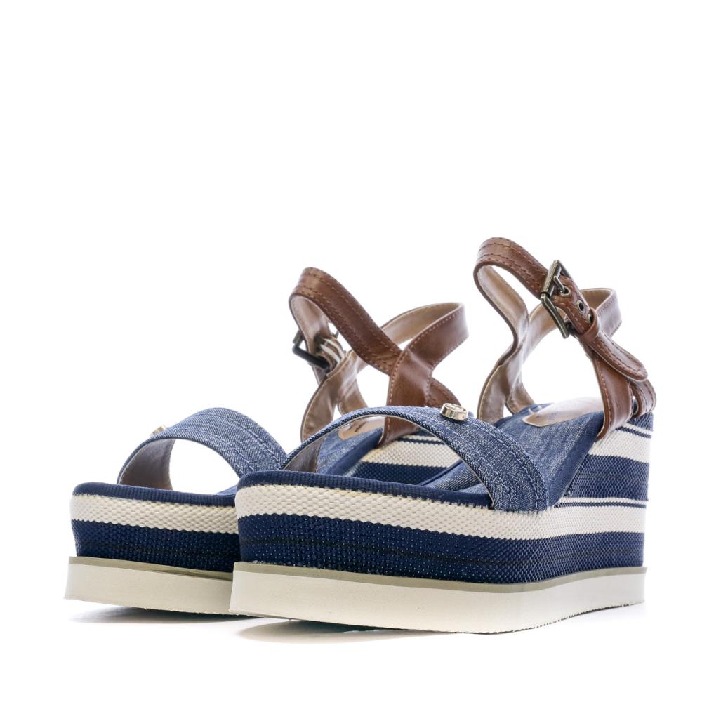 Beppi Sandales compensées Bleu Femme Beppi Wedge