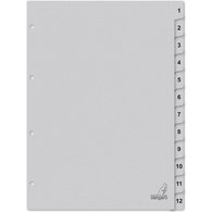 Intercalaire carton ECO, chiffres 1-52, 52 pièces