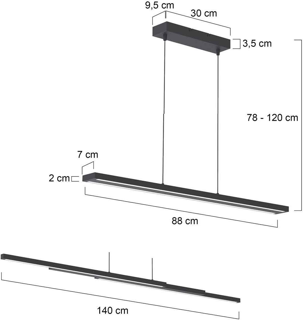 Hanglamp 7970ZW Zelena B88 x D9.5 cm