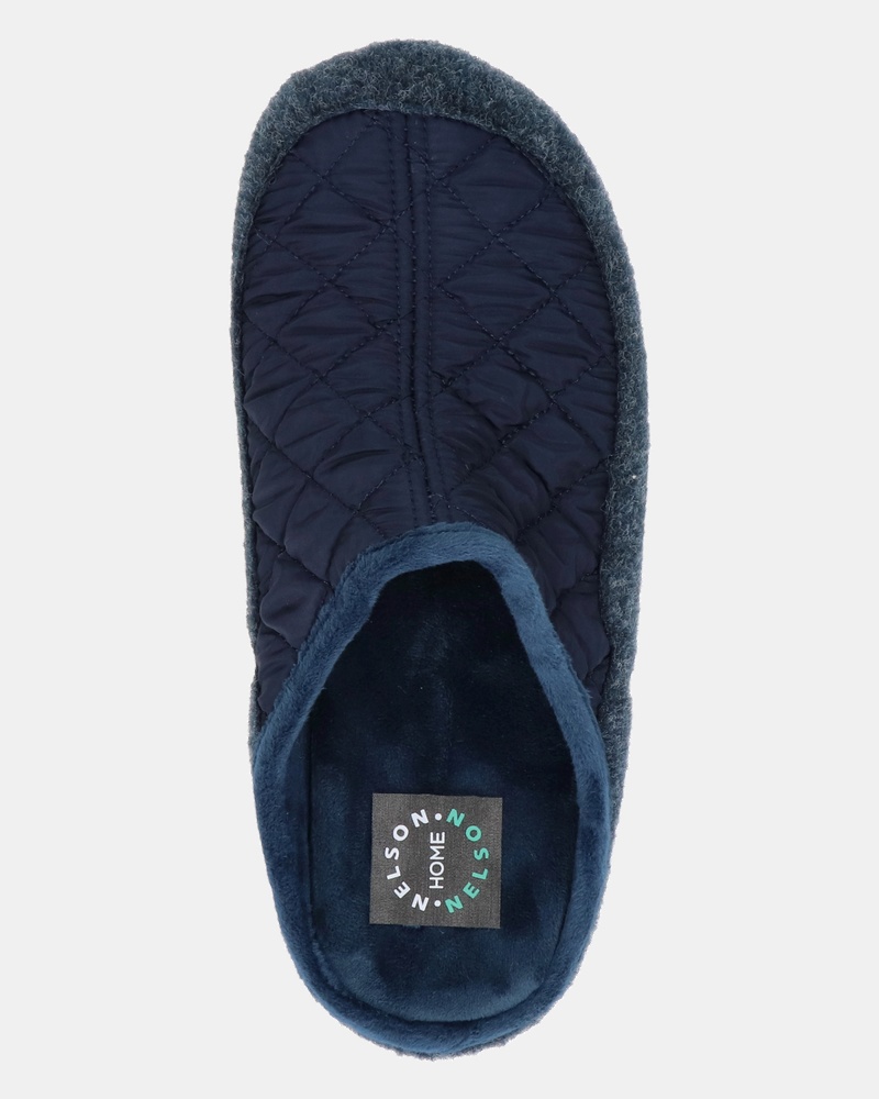 Nelson Home Pantoffels  - blauw