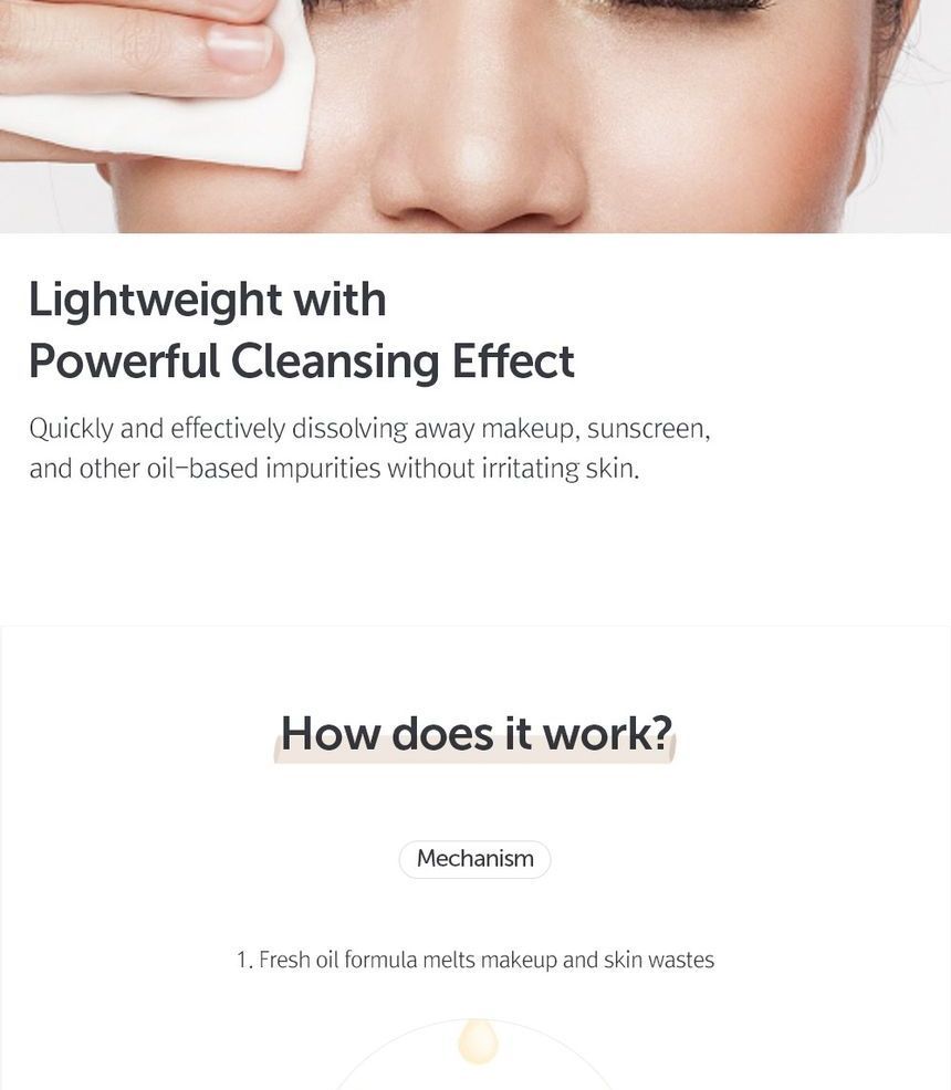 Beste Klairs - Gentle Black Fresh Cleansing Oil MINI