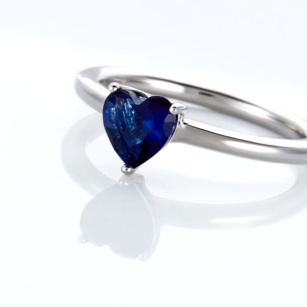 Bague Solitaire Kelvyn Argent Blanc Oxyde De Zirconium