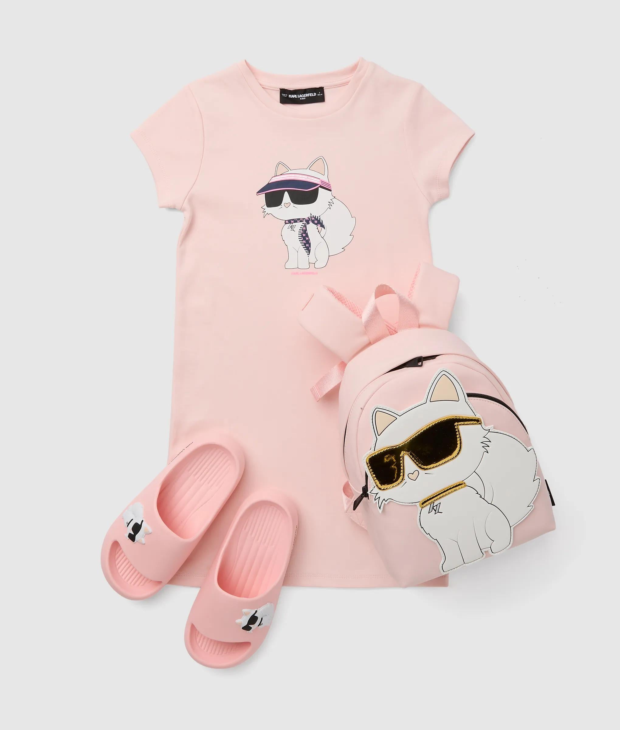 Meisjes Ikon Choupette t-shirt Jurk