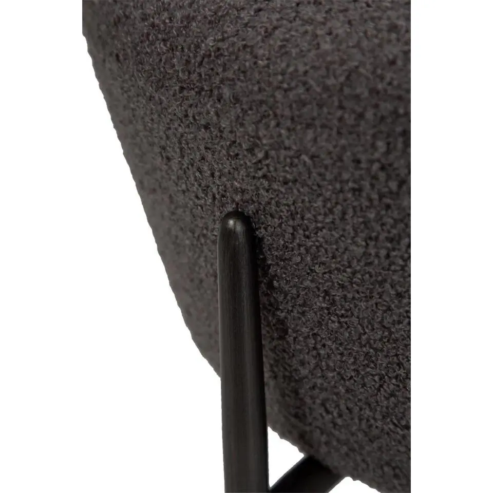 Hioshop Orbit Dan-Form poef bouclé grijs