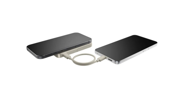 (20W) 5000mAh Dual USB C Powerbank Power Delivery Ladegerät   Kickstand (2PBM5000SS) - Silky Sand