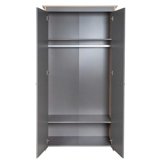Anna Armoire 2 portes   Anthracite        de               Roba