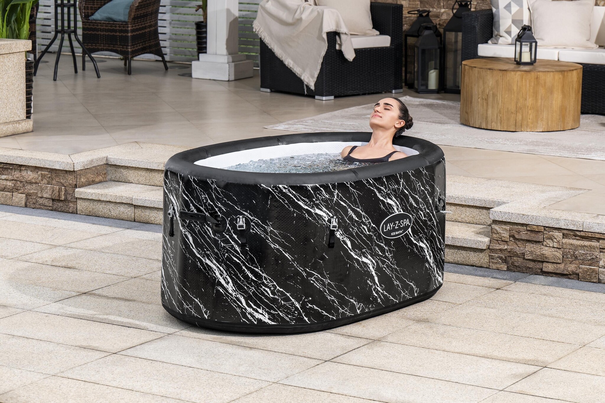 IJsbad Fortifiber Glacial Dip Tub Ovaal 152