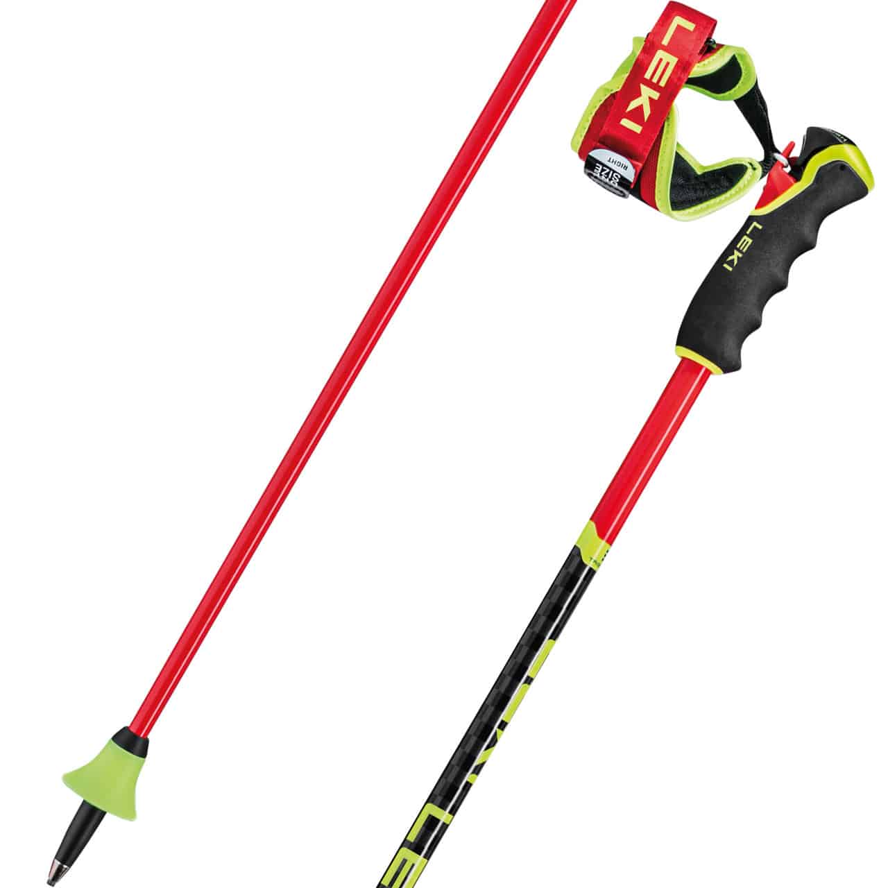 Leki Venom GS 3D bright red/black/neonyellow | Leki Alpin Skistöcke | Leki | L | MARKEN | XSPO