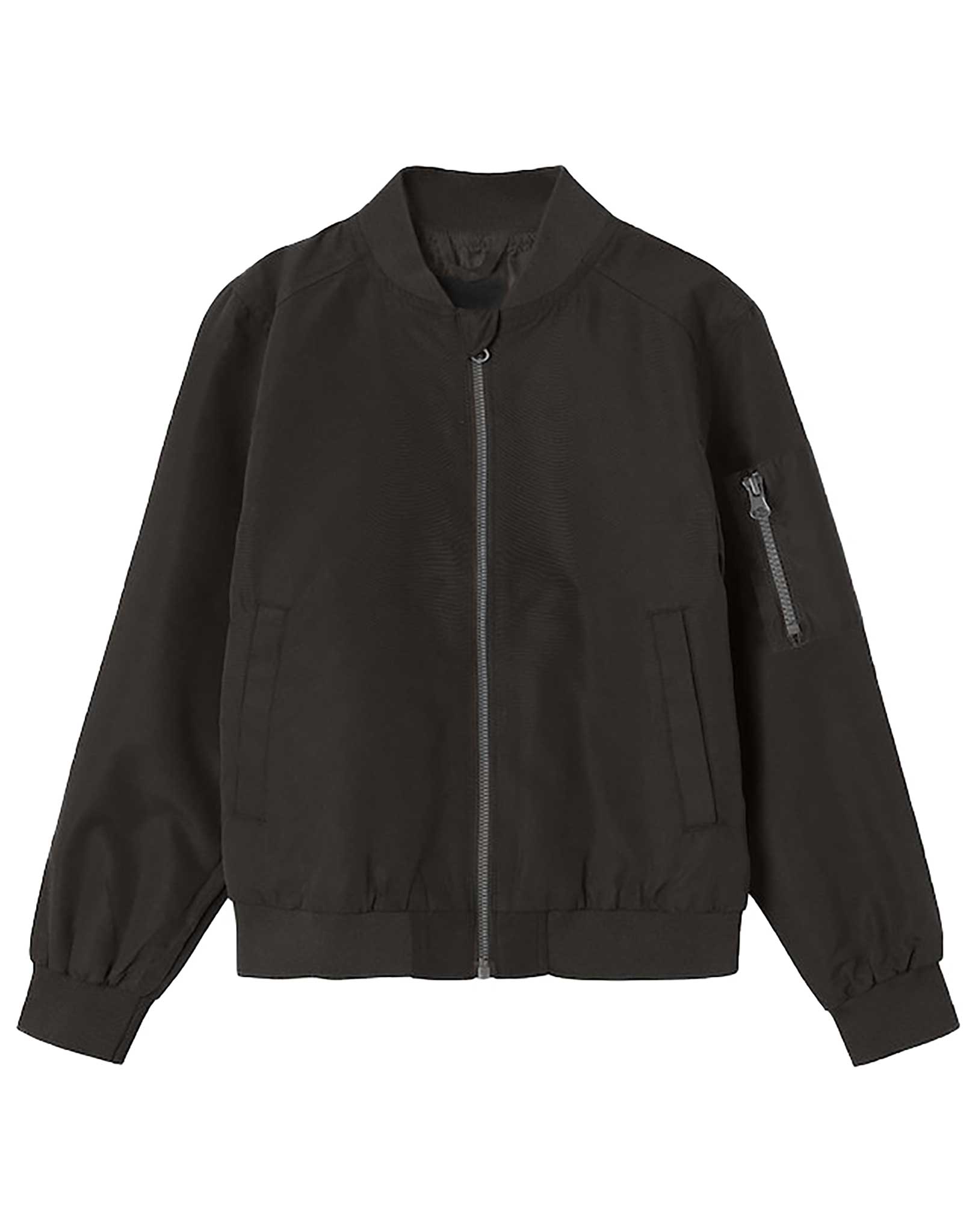 College-Jacke NKNMONSTER BOMBER in black