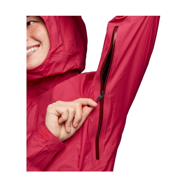 Black Diamond Highline Shell Jacket Women Pomegranate