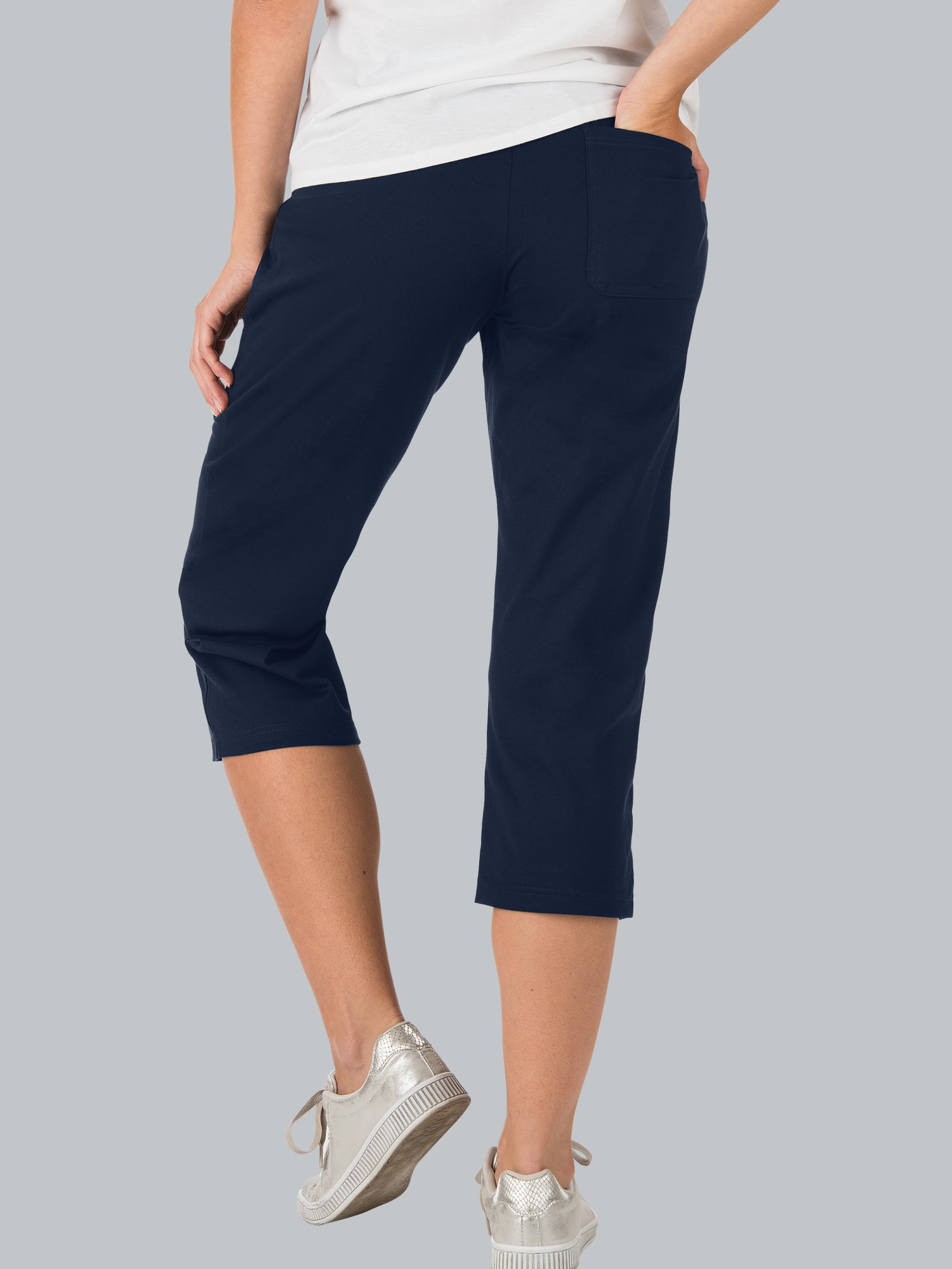 3/4 Freizeithose Navy