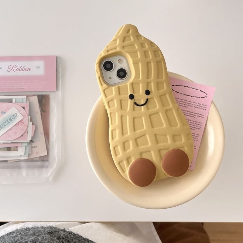 Fonekase - Peanut telefoonhoesje - iPhone 16 Pro Max / 16 Pro / 16 Plus / 16 / 15 Pro Max / 15 Pro / 15 Plus / 15 / 14 Pro Max / 14 Pro / 14 Plus / 14 / 13 Pro Max / 13 Pro / 13 / 13 Mini