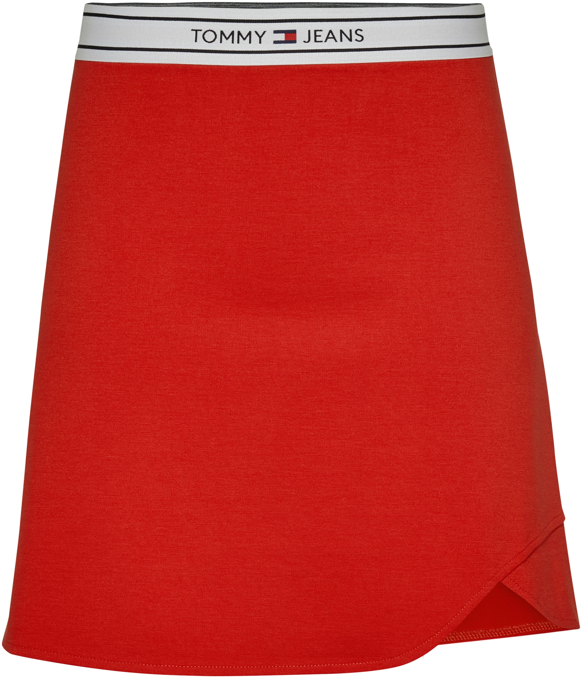 Tommy Jeans Jerseyrock »TJW LOGO TAPING MINI SKIRT«, Webrock Mit Tommy Jeans Logo-Elastiktape