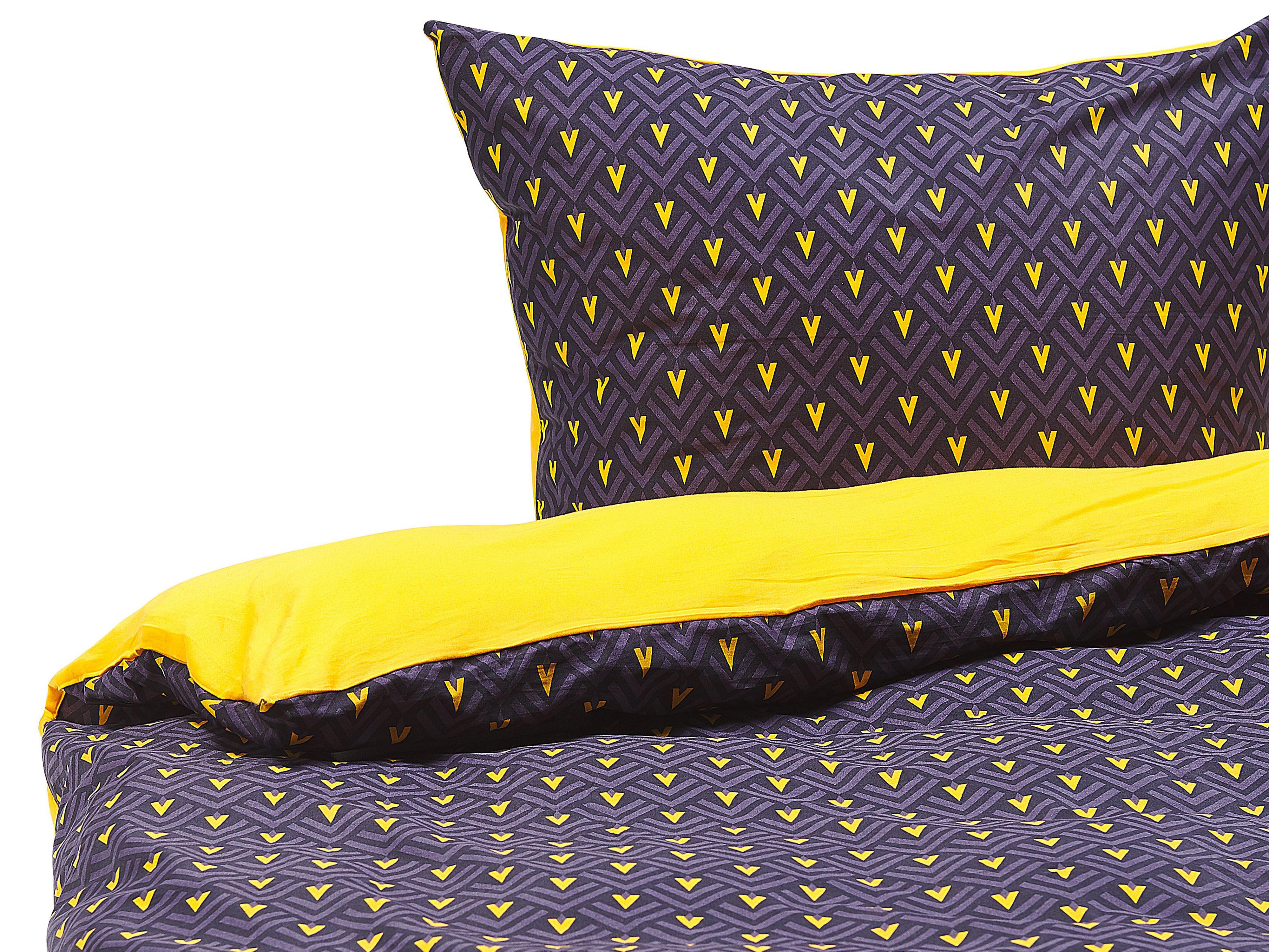 Dekbedovertrekset WALLINGFORD Katoen-satijn 155 x 220 cm Blauw