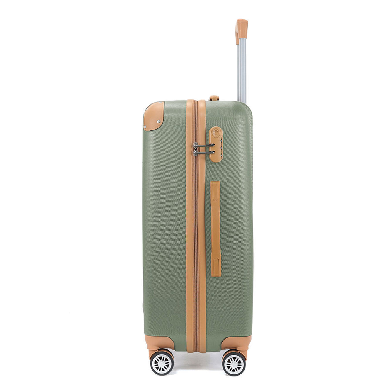 Maison Héritage Valise Moyen Séjour 4 roues doubles Trocadéro 65 cm vert kaki