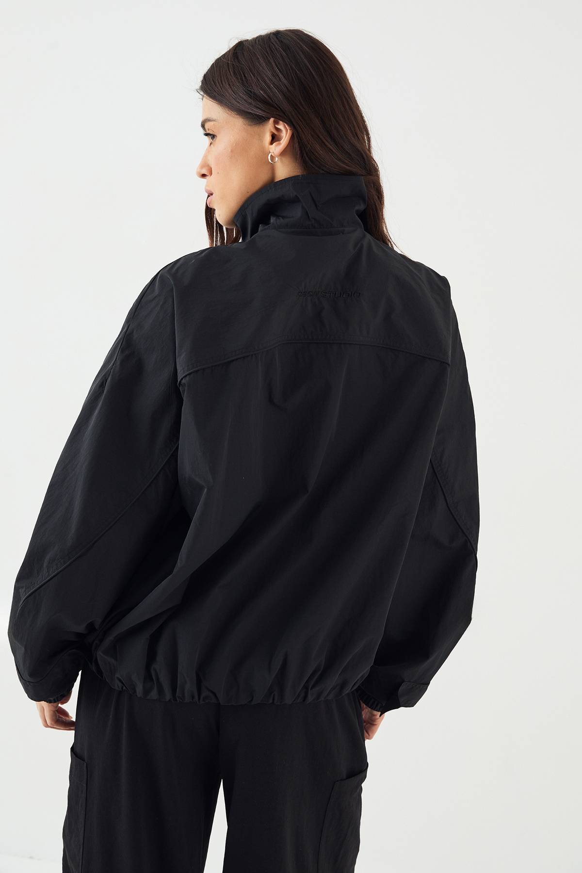 Veste de Survêtement DSGN Studio en Nylon à Fermeture Éclair et Col Montant