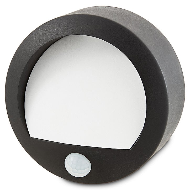 Applique murale à détection Melville 45lm 1W IP44 noir