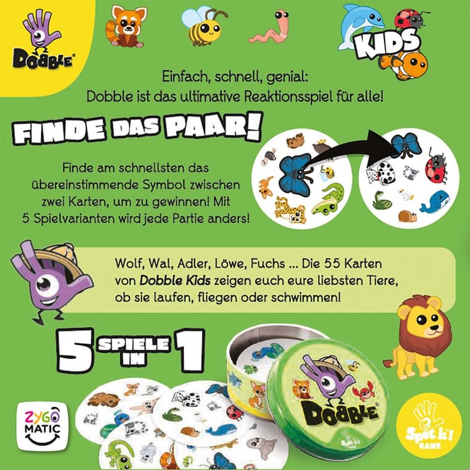 Dobble - Kids - Kartenspiel