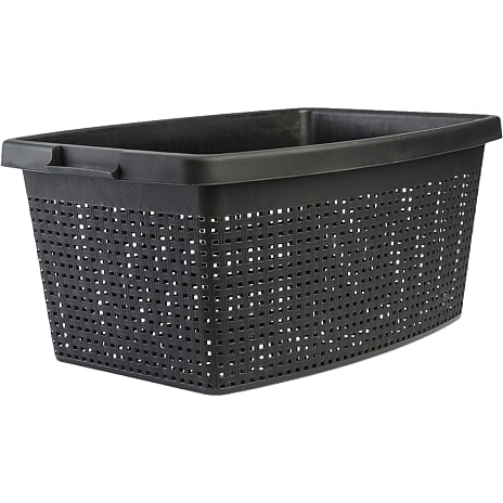 Rattan linnedkurv 40 liter - sort