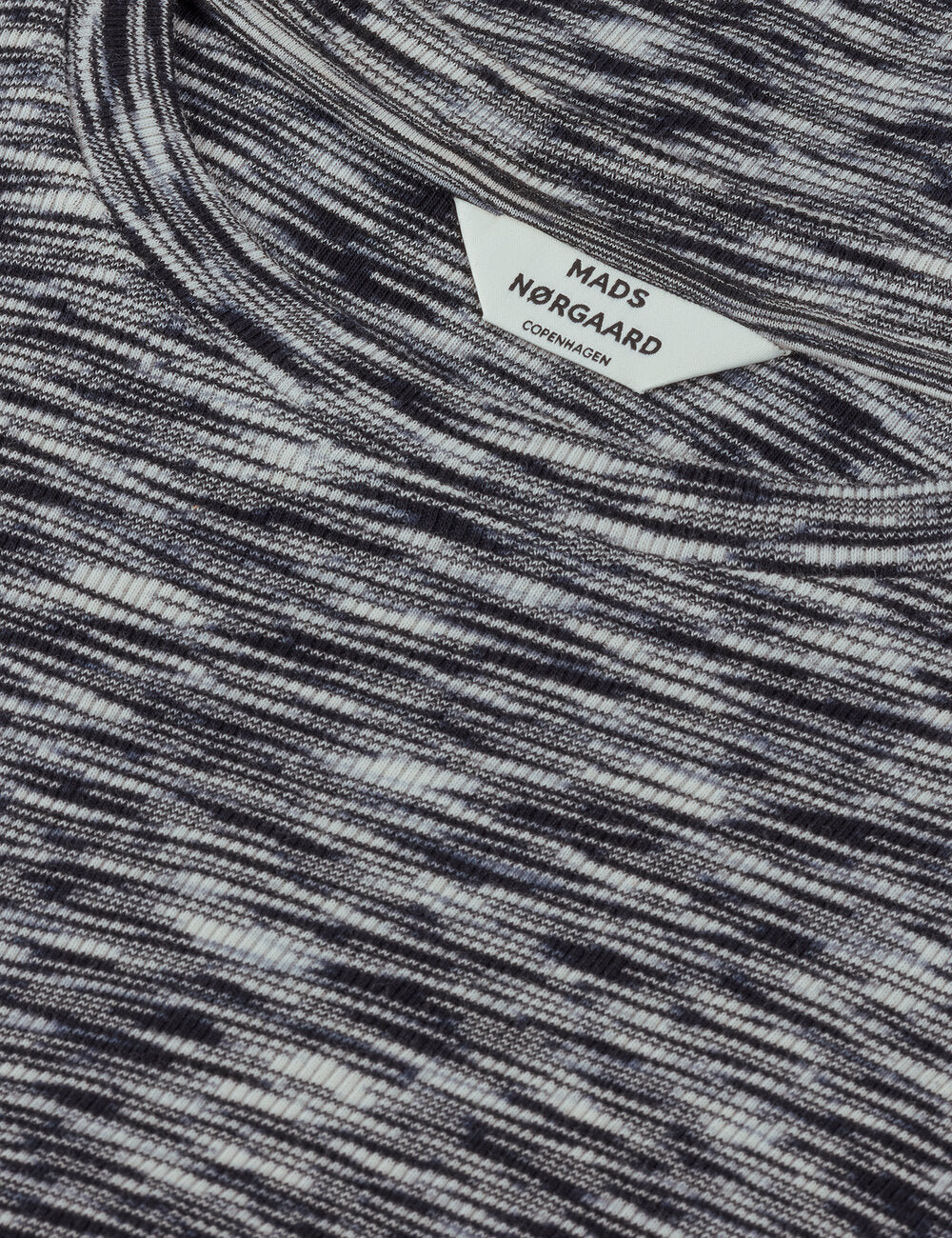 Mads Nørgaard  2X2 Cotton Space Tuba langærmet t-shirt - Multi Black
