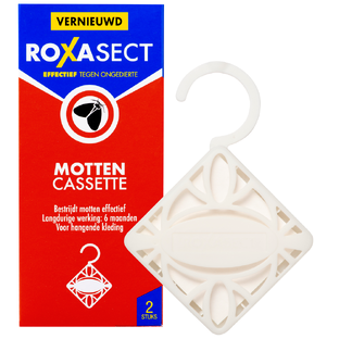 Roxasect Anti-Motten Combipack - Mottenballen en Mottencassette - 2 Stuks