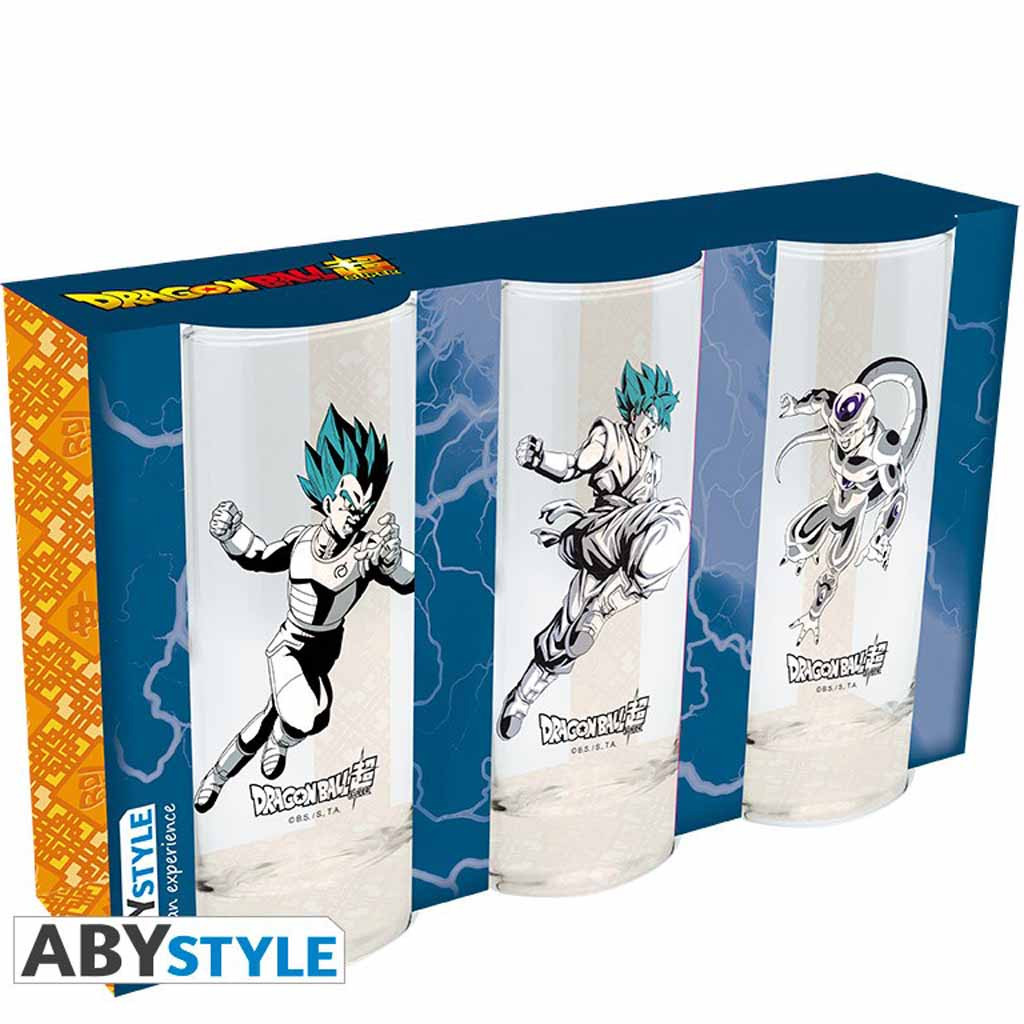 Dragon Ball Super - Set de 3 Verres