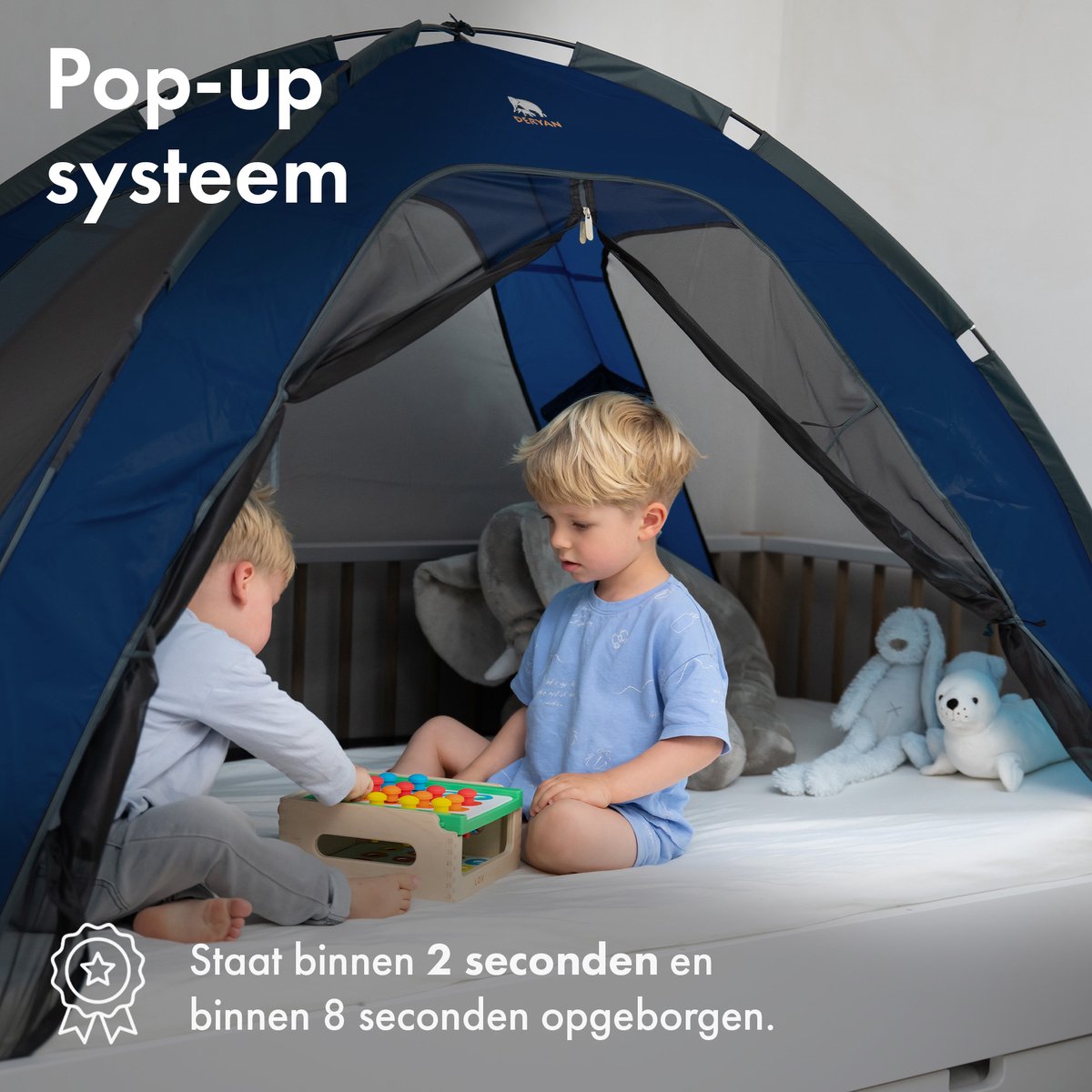 Deryan 200 x 90 cm bedtent klamboe - Navy