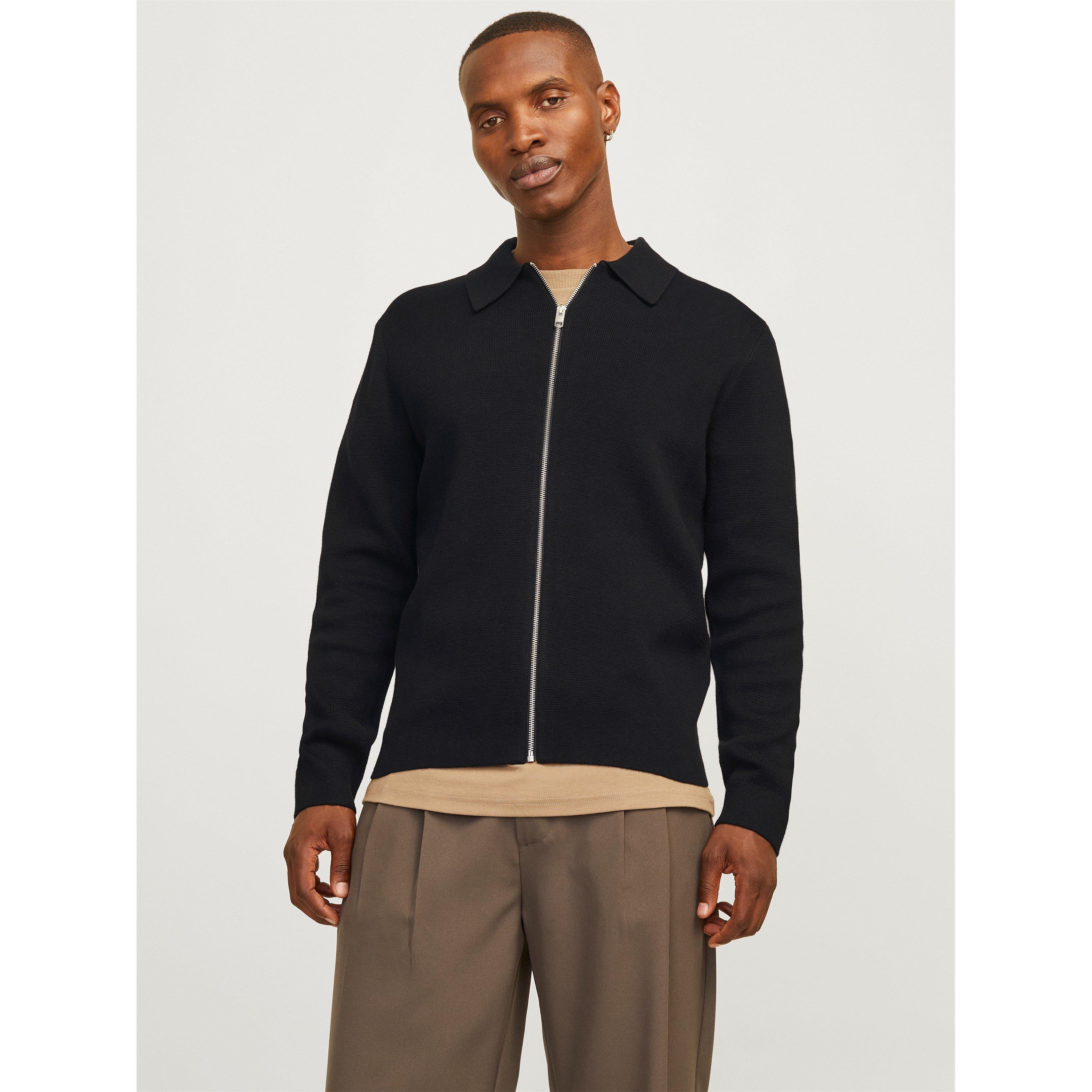Jack and Jones JJ Stitch Knit Cardigan Mens