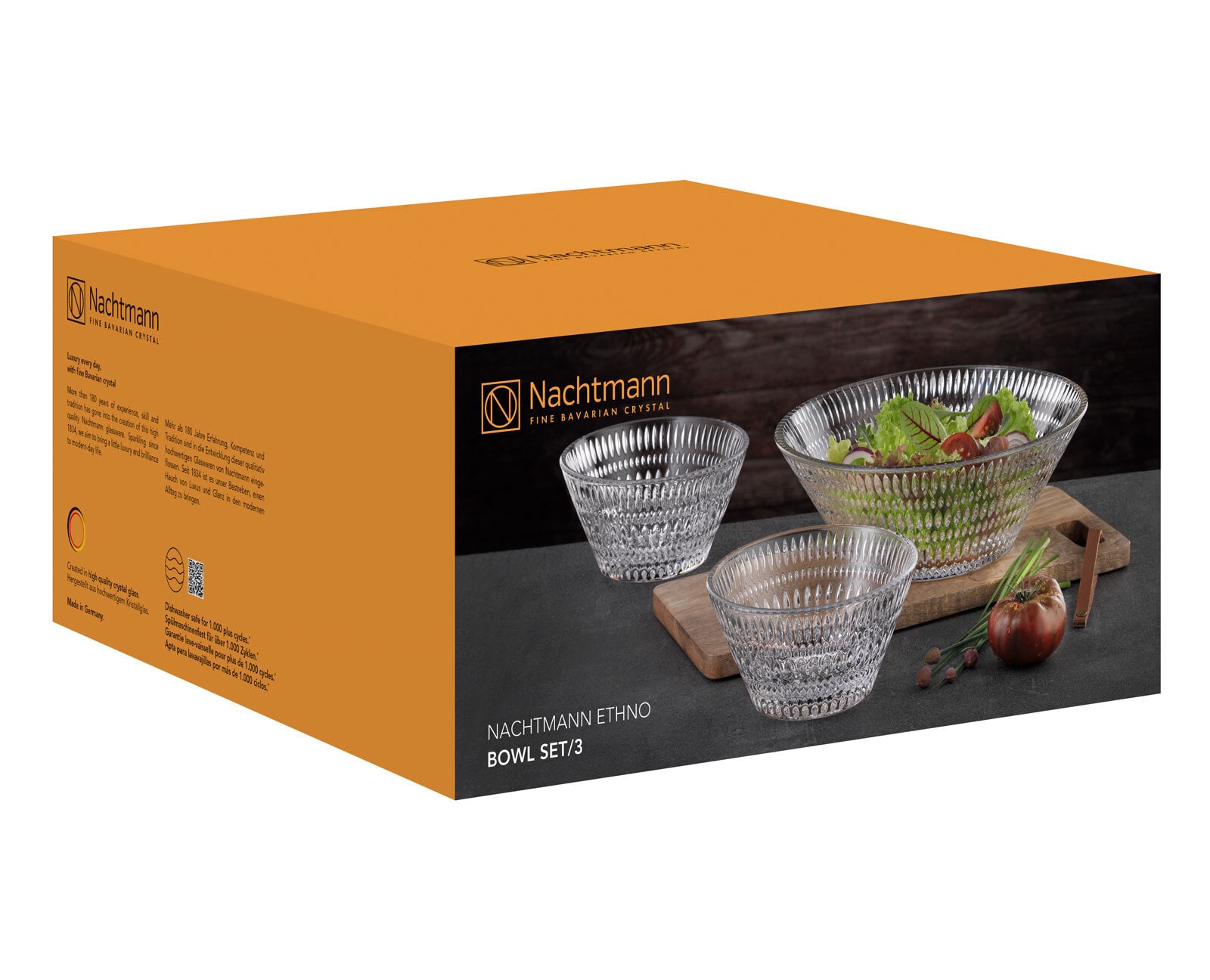 Nachtmann Schalen-Set ETHNO 3-teilig Kristallglas