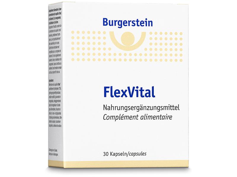 Burgerstein FlexVital 30 Kapseln Nahrungsergänzung für unbeschwertes Bewegen