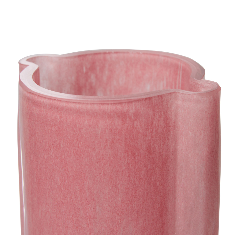 HKliving Glass vaas flamingo pink