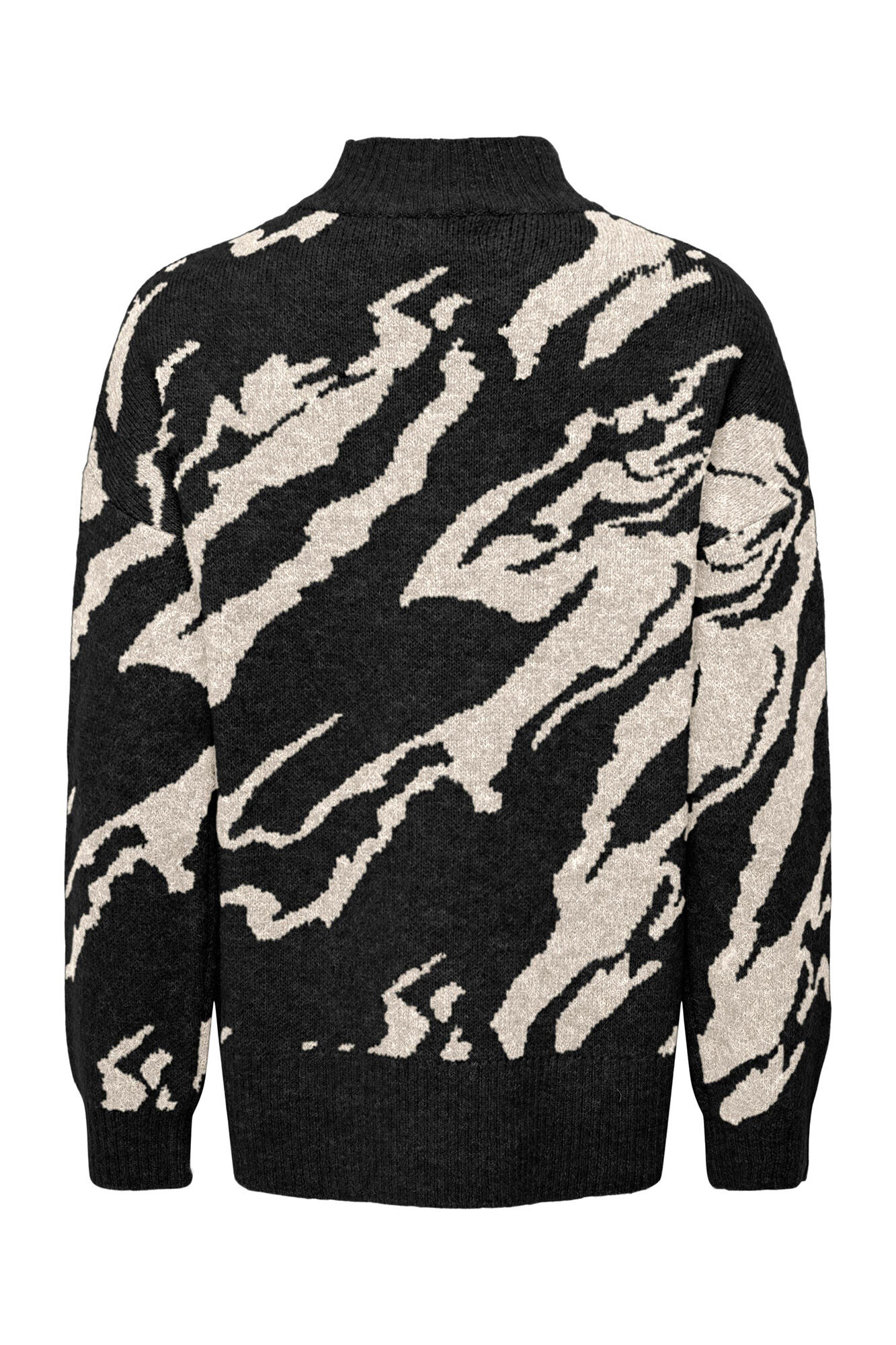 Suéter de malha jacquard
