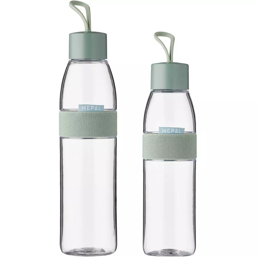 Mepal Trinkflaschen ELLIPSE 500 ml & 700 ml 2er Set mint