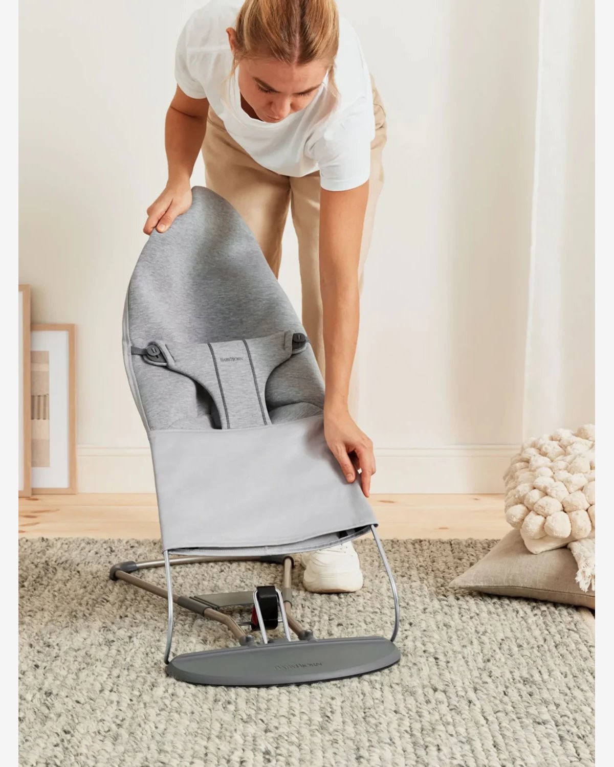 Bouncer Bliss – 3D Jersey – Best i Test Babysitter –  Baby Bouncer 0-2år