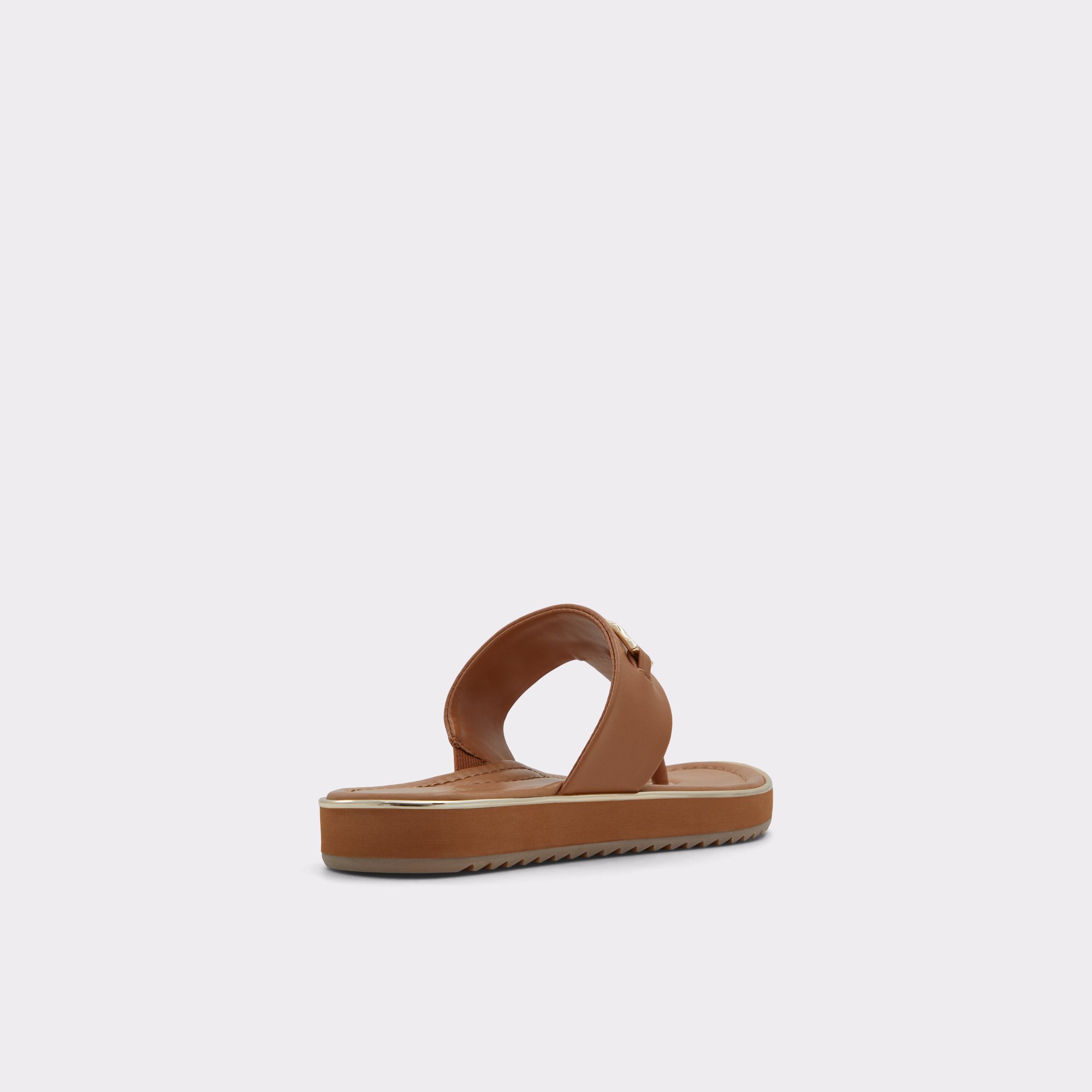 Enorel Dark Beige Women Flat Sandals