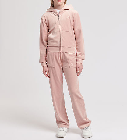 Juicy Couture Velours Hosen - Tonal - Adobe Rose