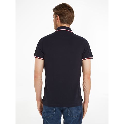 Tommy Hilfiger Tipped Slim Polo, Desert Sky, M