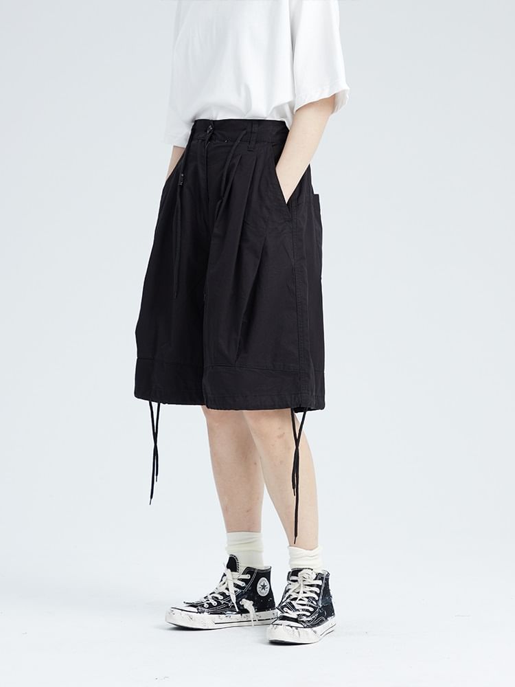Adotuastic - Mid Rise Plain Shorts