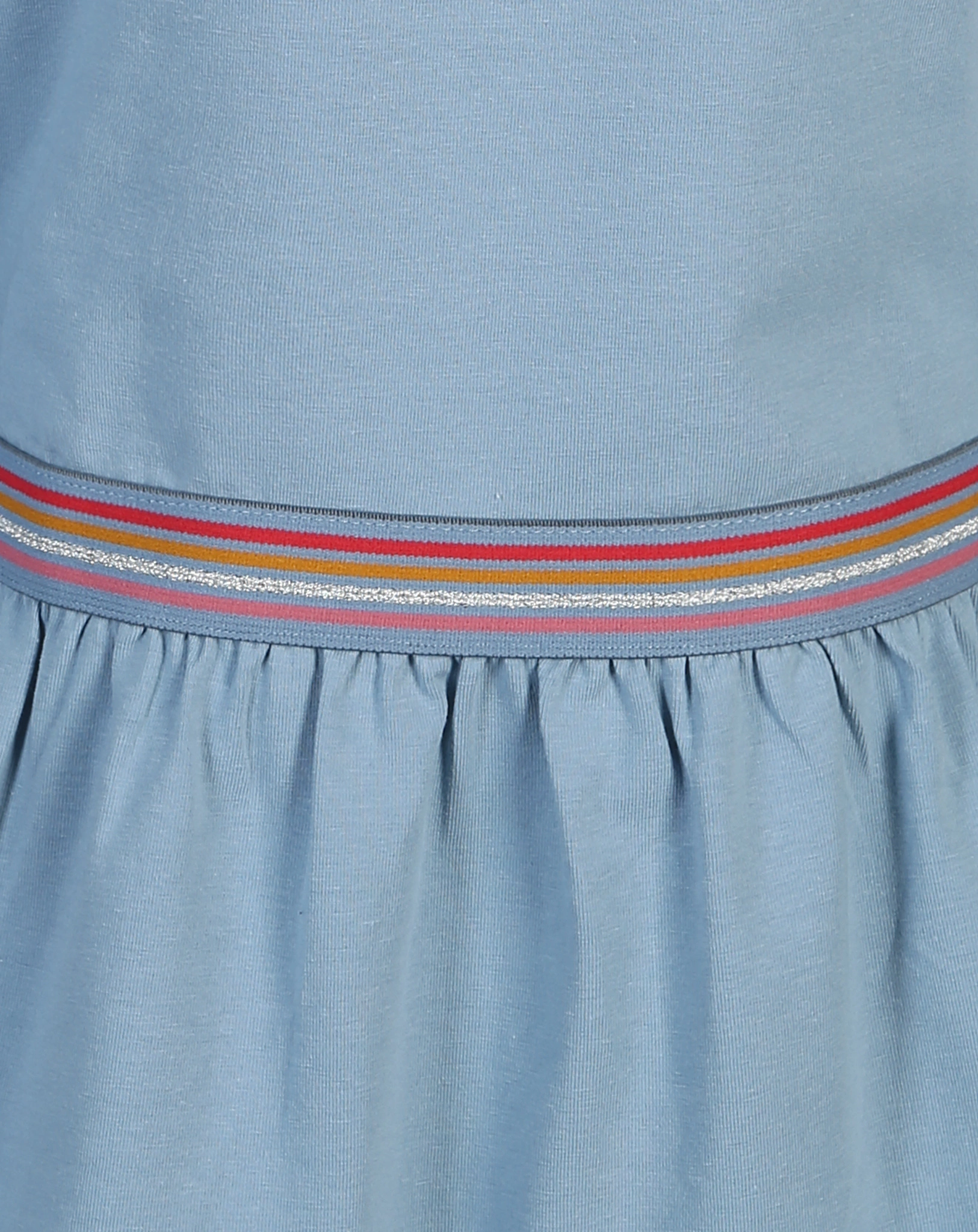 Langarmkleid GLITZERBUND in mittelblau