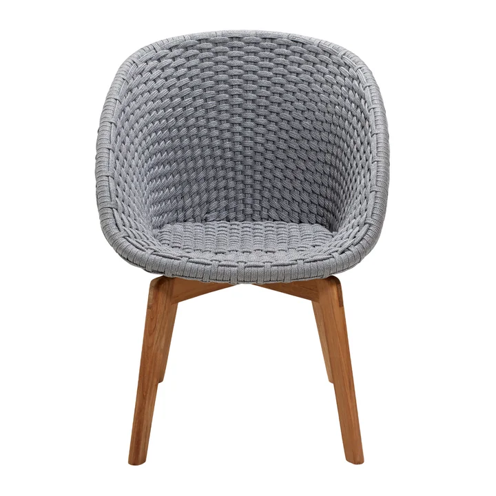 Cane-line - Peacock Sessel Outdoor, Teak / hellgrau