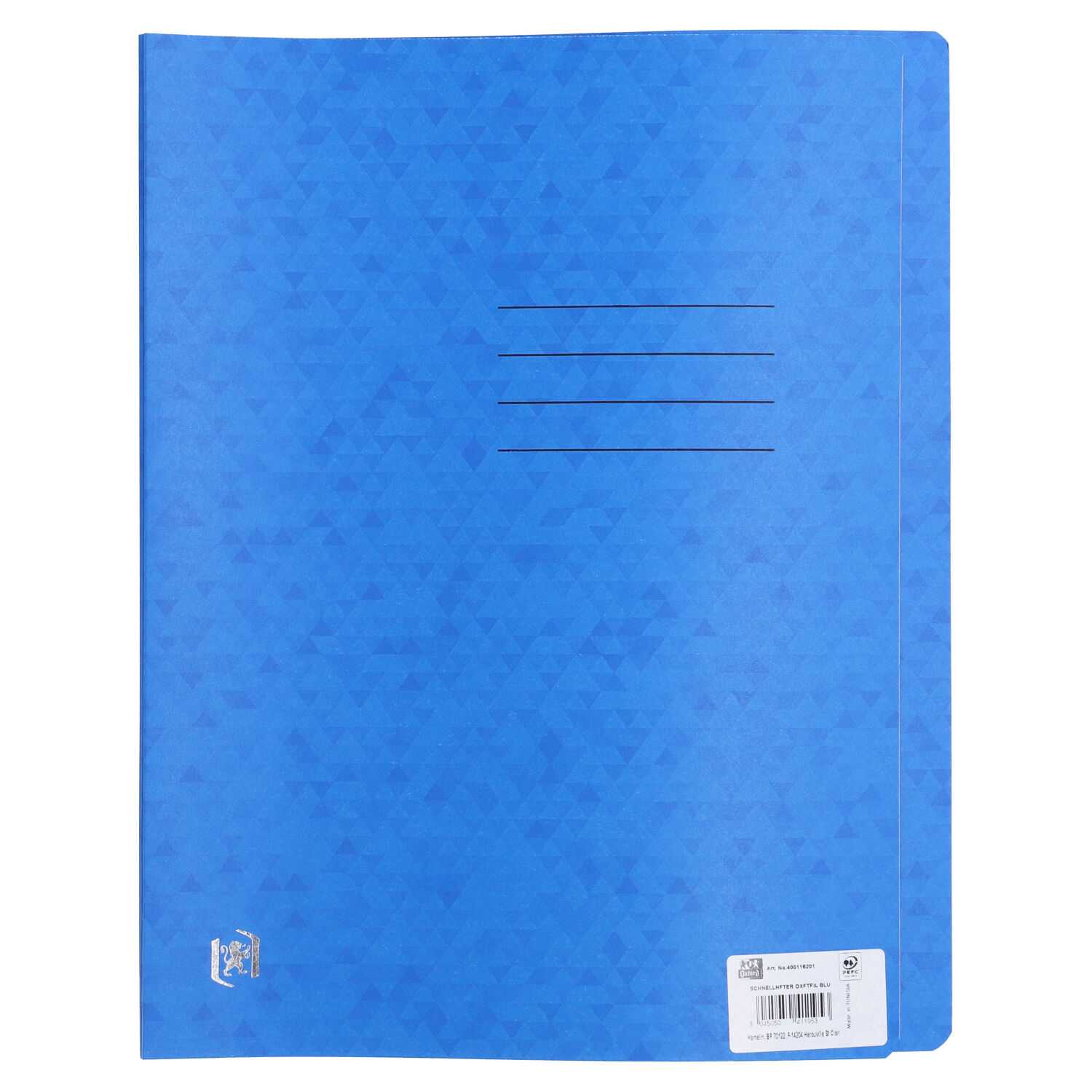 Schnellhefter Karton A4 TopFile Blau