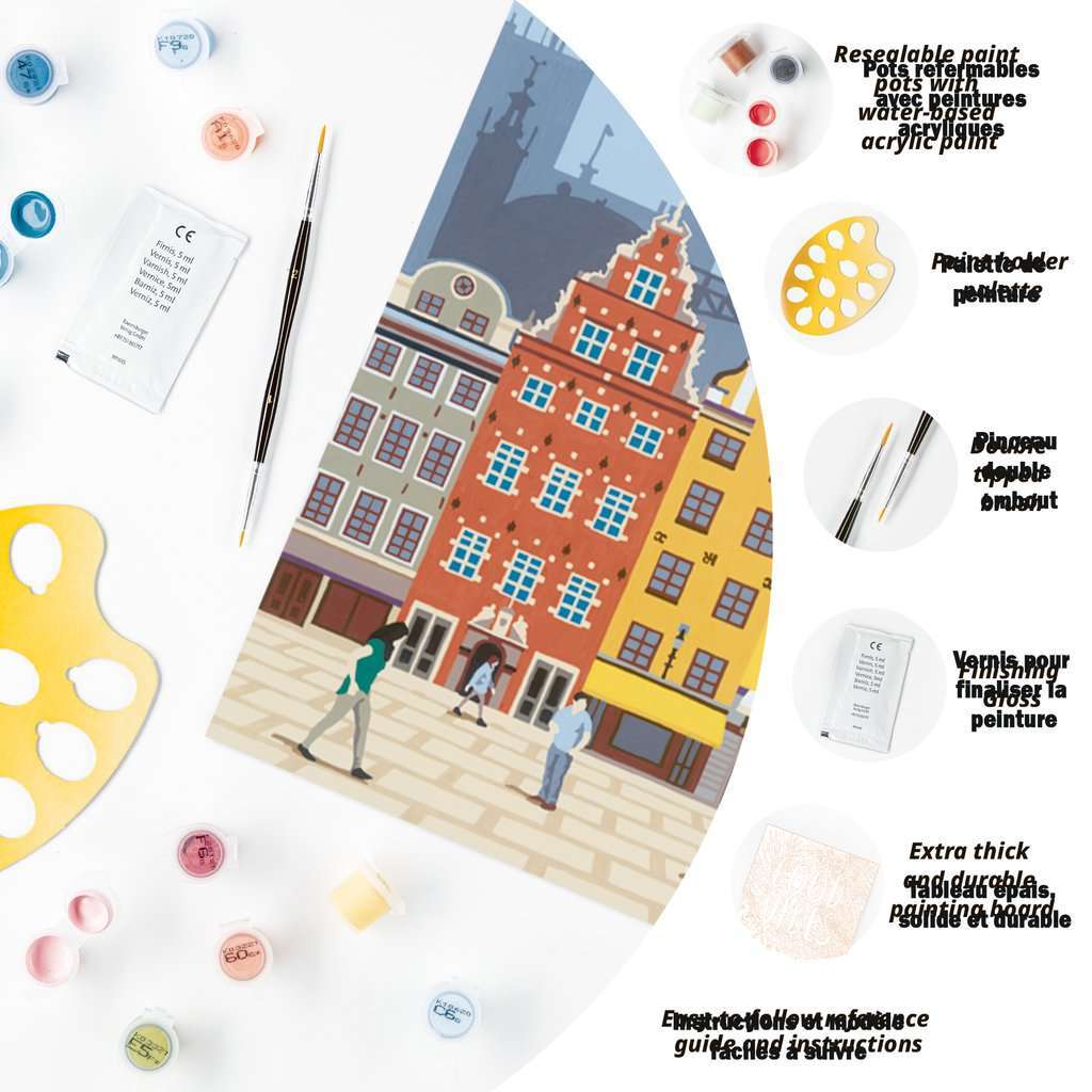 Ravensburger Spiel Farbenfrohes Stockholm