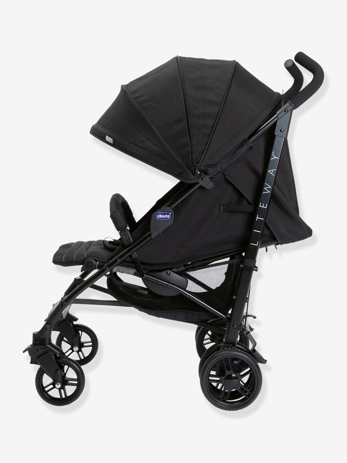 Carrinho de bebê CHICCO Liteway 4, preto liso