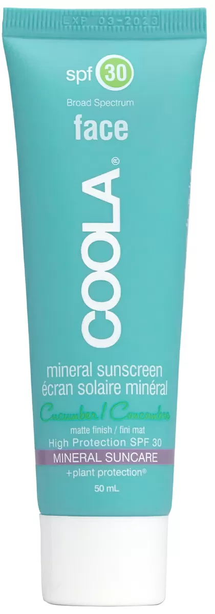 COOLA Mineral Face Matte Moisturizer SPF 30 - Cucumber - 50 ml