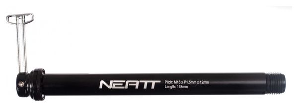 Axe Traversant Avant Neatt Thru-Axle Boost 15 x 110 mm pour Rockshox Noir